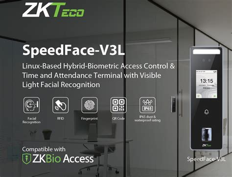 Zkteco Speedface V L Biometric Time Attendance And Access Control