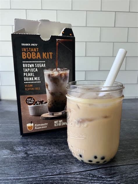 We Tried Trader Joe S Instant Boba Kit Dailywaffle