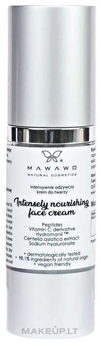 Mawawo Intensely Nourishing Face Cream Intensyviai Maitinantis Veido