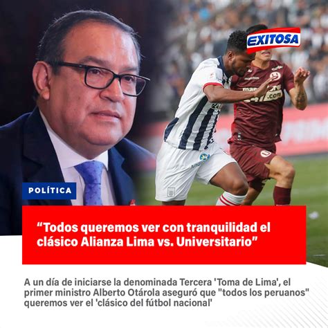 Exitosa Noticias on Twitter El premier Alberto Otárola señaló que