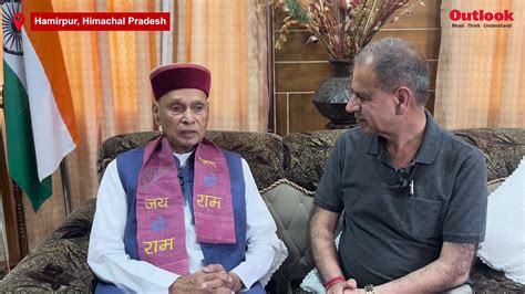 Reporter S Guarantee Outlook S Ashwani Sharma In Conversation With Former Himachal Cm And Bjp