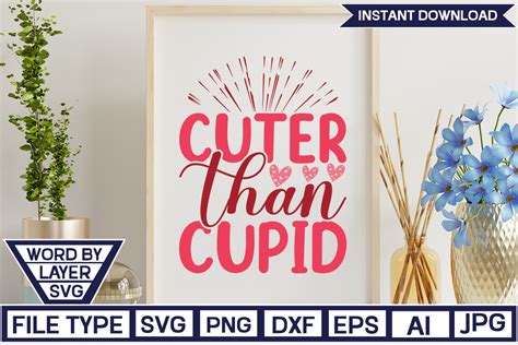 Cuter Than Cupid Svg Cut File Graphic By Nzgraphic Creative Fabrica