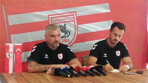 Samsunspor Teknik Direkt R Thomas Reis Bas N Toplant S Youtube