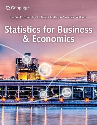 Statistics For Business And Economics Amazon Co Uk Camm Jeffrey D