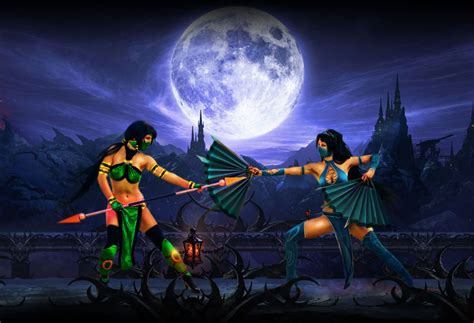 Jade Vs Kitana Mortal Kombat By Denisovslava On Deviantart