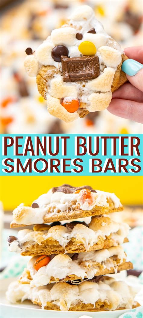 Peanut Butter S Mores Bars Recipe Sugar And Soul