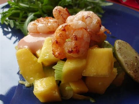 Avocado Mango Tatar Mit Garnelen Heideblitz