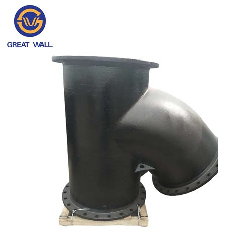 All Flanged Tees With Radial Branch Ductile Iron Pipe Fitting Ductile