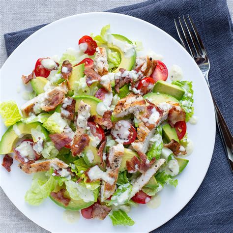 Mealime - BLT Salad with Grilled Chicken & Avocado