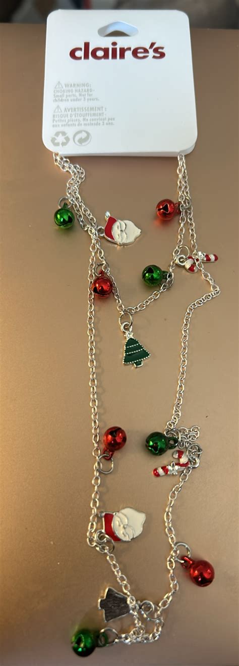 Christmas Claire's Necklace | eBay