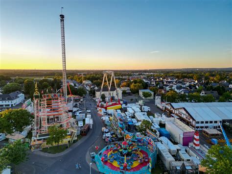 Pützchens Markt 2023 Luftbilder Vom Aufbau