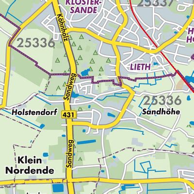 Klein Nordende Stadtpl Ne Und Landkarten