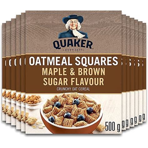 New 6 Boxes Of Quaker Oatmeal Squares Cereal