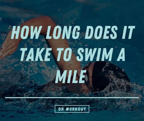 how long to swim a mile