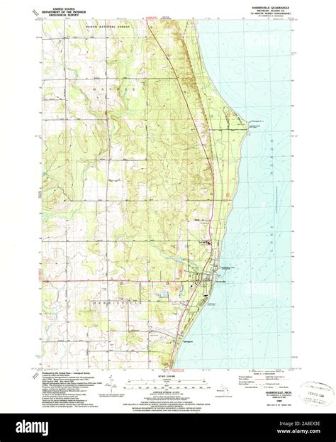 Map Of Harrisville Hi Res Stock Photography And Images Alamy