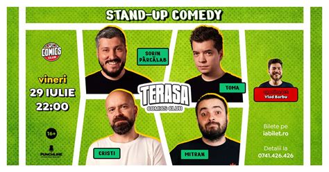 Show Stand Up Comedy Cu Cristi Toma Sorin Mitran Pe Terasa