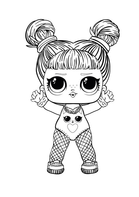 Lol Dolls Coloring Sheet Coloring Pages