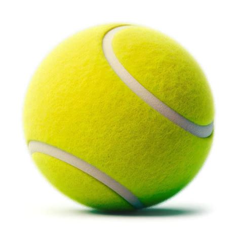 Premium Photo Tennis Ball Isolated On White Background Ai Generative