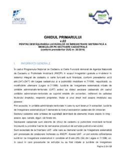 I INFORMAŢII GENERALE ancpi ro i informa ii generale ancpi ro pdf