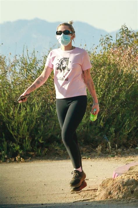 Miley Cyrus Goes Braless For A Friday Hike In LA 14 Photos