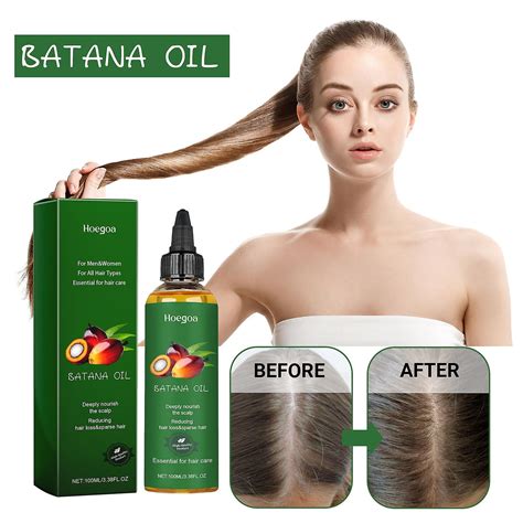 Hoegoa Batana Hair Oil Hair Repair Strong And Tough Hair Fixes Anti Dense Hair Scalp Nutritional