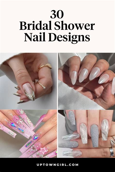 Stunning Bridal Shower Nails To Try In Uptown Girl