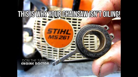 Stihl Chainsaw Chain Oiler Not Working Check This First To Fix Oiling