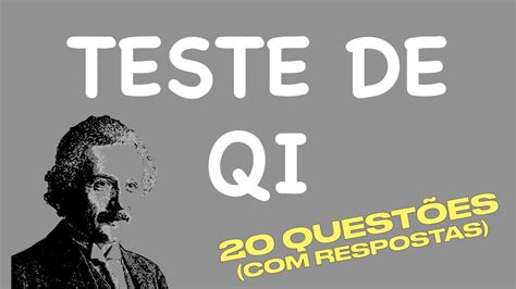 Teste De Qi Perguntas Librain