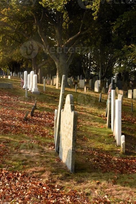 Old Grave Stones in a Cemetery the Fall 13288226 Stock Photo at Vecteezy