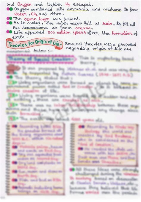 Solution Biology Class Notes Sample Evolution Studypool