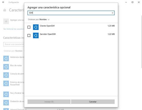 SSH en Windows 10 Cómo activar el servidor y conectar como cliente