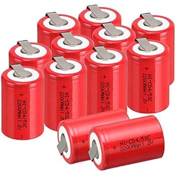 Lot De 6 10 12 15 Batteries Rechargeables Au Nickel Cadmium Anmas Box