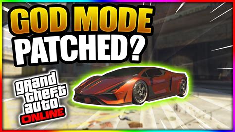 Godmode Patched Recent Patch Background Update In Gta Online Youtube