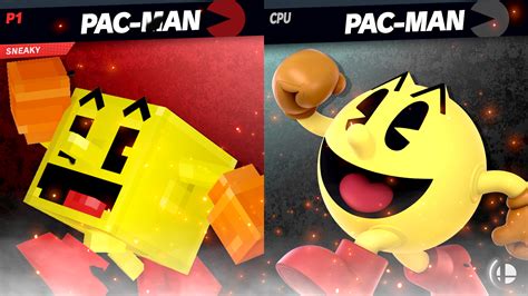 Minecraft Pac Man Super Smash Bros Ultimate Mods