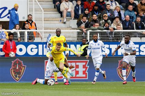 Ligue 1 Le FC Nantes se réveille trop tard face à une AJ Auxerre qui