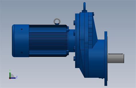 Rxf157法兰轴伸式安装斜齿轮减速机 Rx157 Y15 4p 160l M1 0° Φ550 1234solidworks 2021