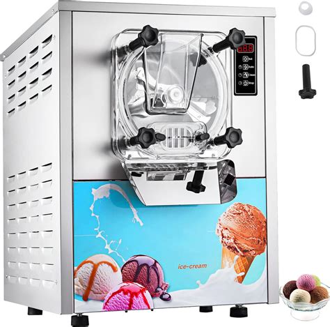 Olibelle 1400W 16 20L H Machine à Crème Glacée Professionnelle en Acier