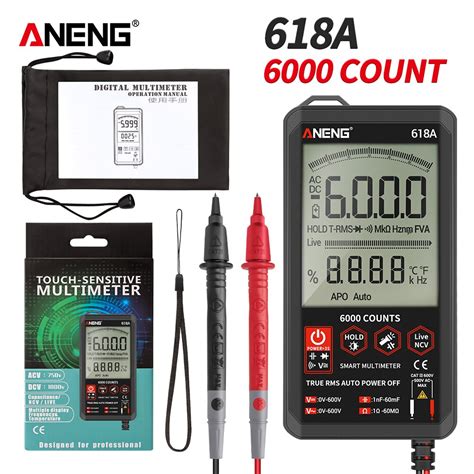 Aneng A Digital Multimeter Dc Ac Spannung Strom Grandado