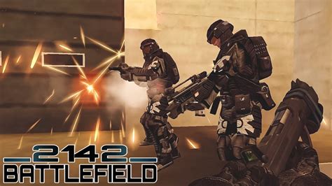 Battlefield 2142 Camp Gibraltar 64 Bot Singleplayer Youtube