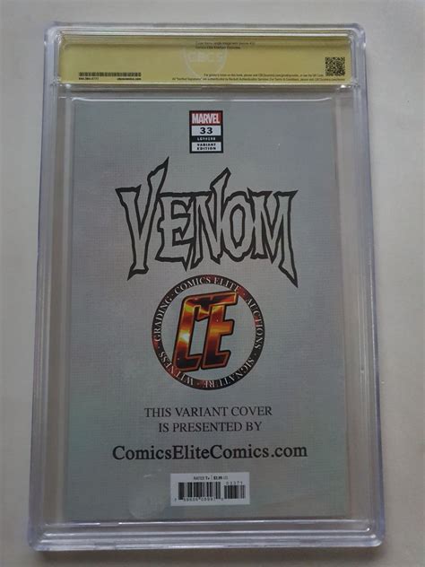 Venom 33 CBCS 9 6 Signed By Tyler Kirkham Kirkham Exclusive 1