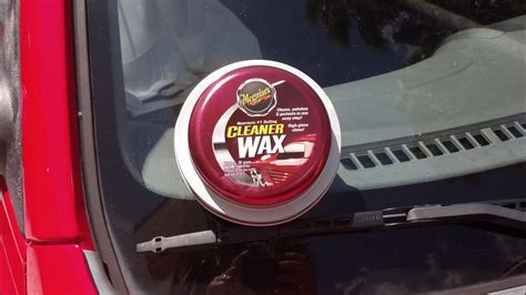 Meguiars Cleaner Wax Before And After Test Results On My Wifes 2002