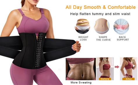 Gotoly Women Waist Trainer Corset Cincher Belt Tummy Control Shapewear