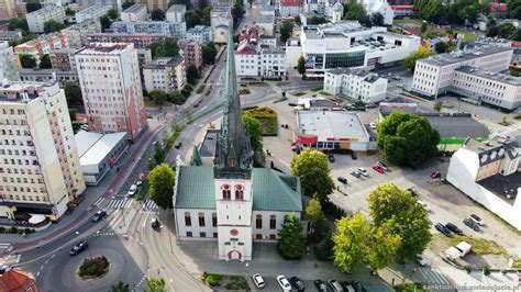 Z lotu ptaka Sanktuarium Chrystusa Króla w Świnoujściu