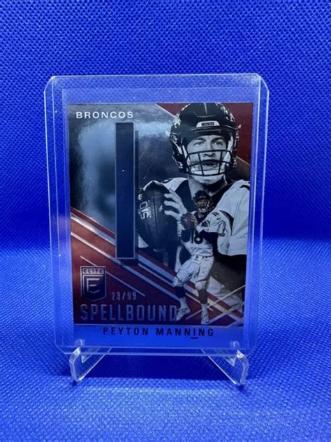 2021 PANINI DONRUSS Elite Peyton Manning rouge envoûté I d 99 EUR