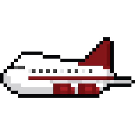 Plane Pixel Art Vectors & Illustrations for Free Download