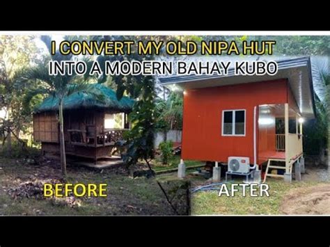 HOW TO CONVERT THE OLD TYPE BAHAY KUBO INTO MODERN TYPE WITH AIRCON