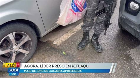 Líder preso em Pituaçu Mais de 10kg de cocaína apreendida Aratu On