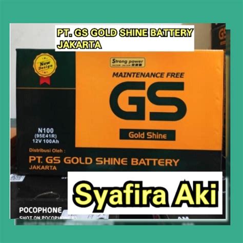 Jual Produk Aki Genset Gs Mf N100 Aki Kering 12V 100Ah Original