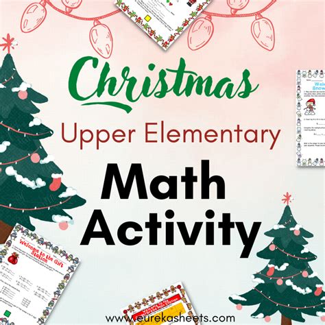 Math Enrichment Activities For Upper Elementary - Eureka Sheets