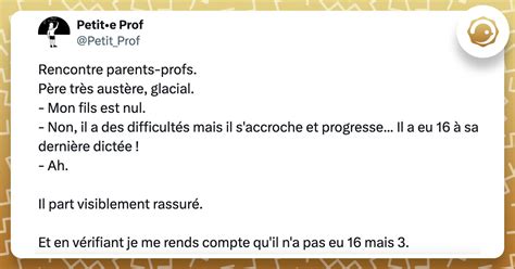 Top 15 des meilleurs tweets sur les réunions parents profs toujours un